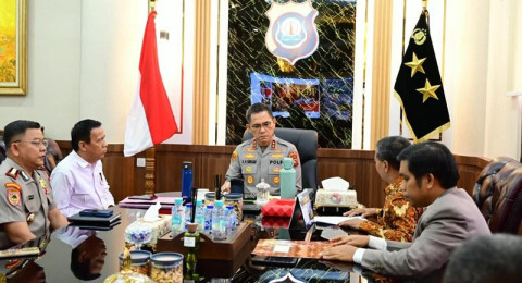 Kapolda Jambi Terima Audiensi Pengurus Terpilih BAMAG LKK  Bahas Persiapan Pelantikan